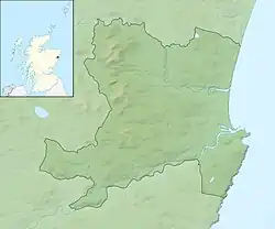 Tyrebagger stone circle is located in Aberdeen City council area