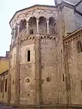 outside apse