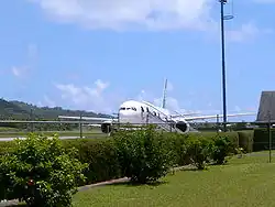 Air New Zealand Boeing 767-300ER airliner at the airport