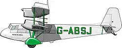 The Airspeed Ferry "Youth of Africa", formerly "Youth of Britain III" in 1933.