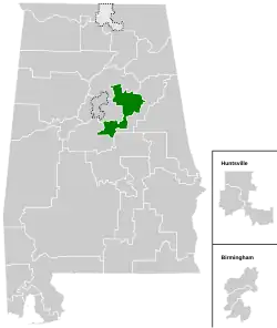 Map of the district