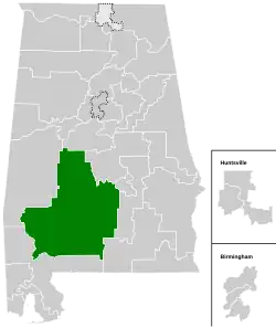 Map of the district