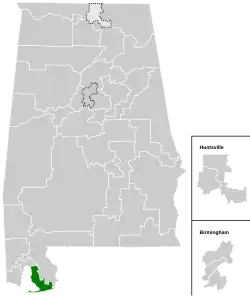Map of the district
