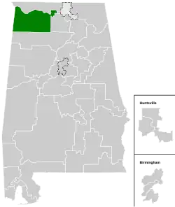 Map of the district
