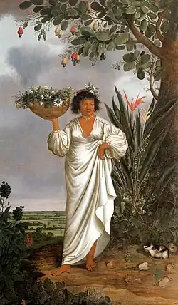 Albert Eckhout: Mameluca woman, 1641. National Museum of Denmark