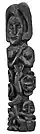 Unhappy Bride, n. a, wood, height 155 cm, MNMA, Jagodina