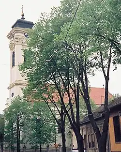 Orthodox Church of the Three Holy Hierarchs (Crkva Sveta Tri jerarha), also known as Almaš Orthodox Church (Almaška crkva) in Almaški Kraj