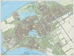 Almere town plan, Homeruskwartier (circle left)
