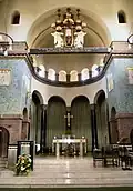 The altar in St Joseph's Church