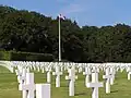 View from the rear of the cemetery