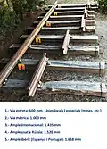 Rail gauges