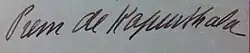 's signature