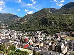 Image 2View of Andorra la Vella with mountains (from Geography of Andorra)