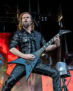 Sneap with Judas Priest at the Tons of Rock festival in Oslo, Norway, in 2024