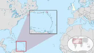 Location of Anguilla (red)