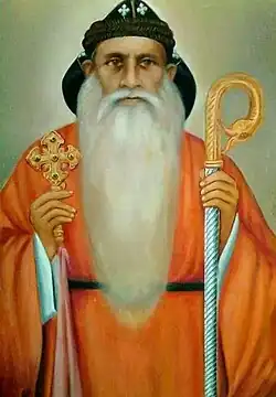 Portrait of Kallada Mor Anthrayos (Jerusalem Archbishop of Syriac Orthodox Church)