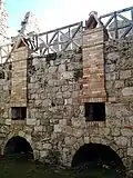 Remains of the bakery.