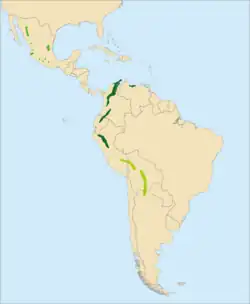 Map of range
