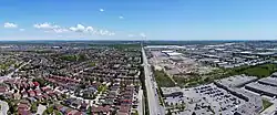 Aerial view of Armadale, Ontario in 2025