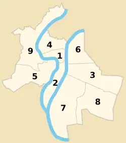 Arrondissements of Lyon