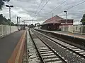 Northbound view from Platform 2, October 2024