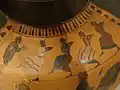 Men dancing