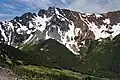 Azurite Peak from east