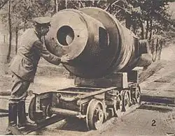 A M1877 captured during the Siege of Novogeorgievsk.