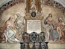 Inscription in honor to Charles Borromeo