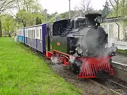 A BPE train in Wuhlheide