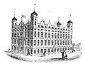 Sailor's Home (interior rebuilt after 1860 fire) (1846–48; demolished 1973)