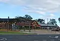 Station building and bus interchange, April 2011