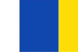 Flag adopted by the Canarias Libre Movement.
