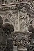 Corner, at the mid-level