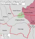 District in 1863.