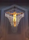 The Crucifix above the high altar