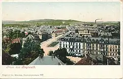 Gruss aus–type postcard, published by the Munich-based German printing house Purger & Co.