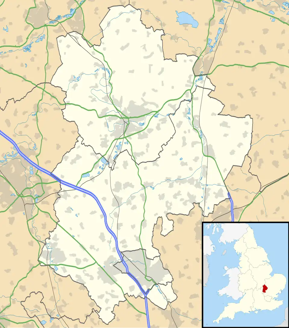 Haynes Church End is located in Bedfordshire