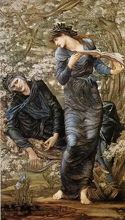 Edward Burne-Jones , The Beguiling of Merlin , 1874