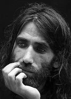 Portrait of Boochani by Hoda Afshar, 1 April 2018