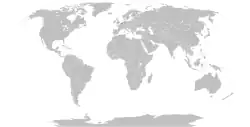 Map indicating locations of Belgium and Taiwan