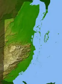 Image 12Topography of Belize (from Geography of Belize)