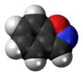 Space-filling molecular model
