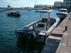 Boats of the marine section at Barr's Bay, in Hamilton