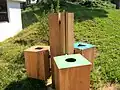 New sorting bin in the center of the park