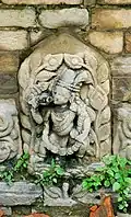 Bhagiratha on a jarun in Bhaktapur, Nepal