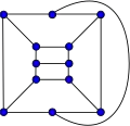The bidiakis cube is a planar graph.