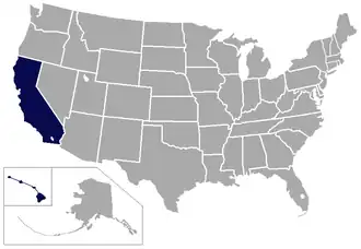 Location of teams in