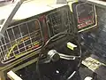 The interior of a car from Blade Runner