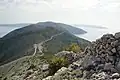 View from mountain above